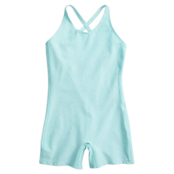 Zella Other - Zella Girl Kids' Restore Romper One Piece in Teal Sky Size Medium M (8/10)